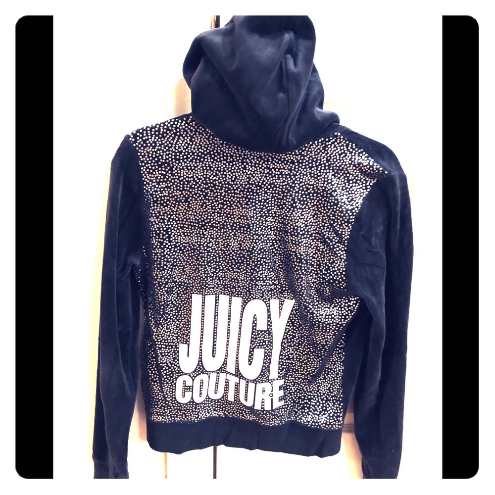 Juicy Couture Velour grey hoodie limited edition